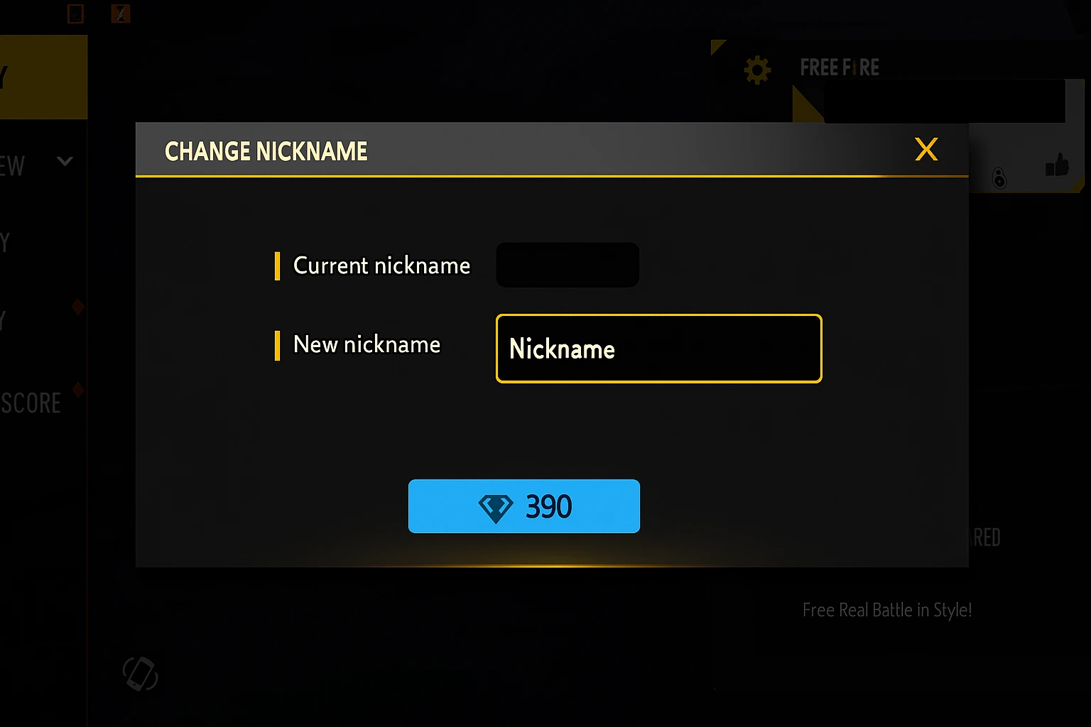 letra invisível 1 demonstração da letra invisível no ff freefire
